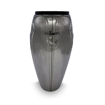 Edelstahl Grabvase Caggiatti  ”EUROPA”INOX" - langlebige Friedhofsvase