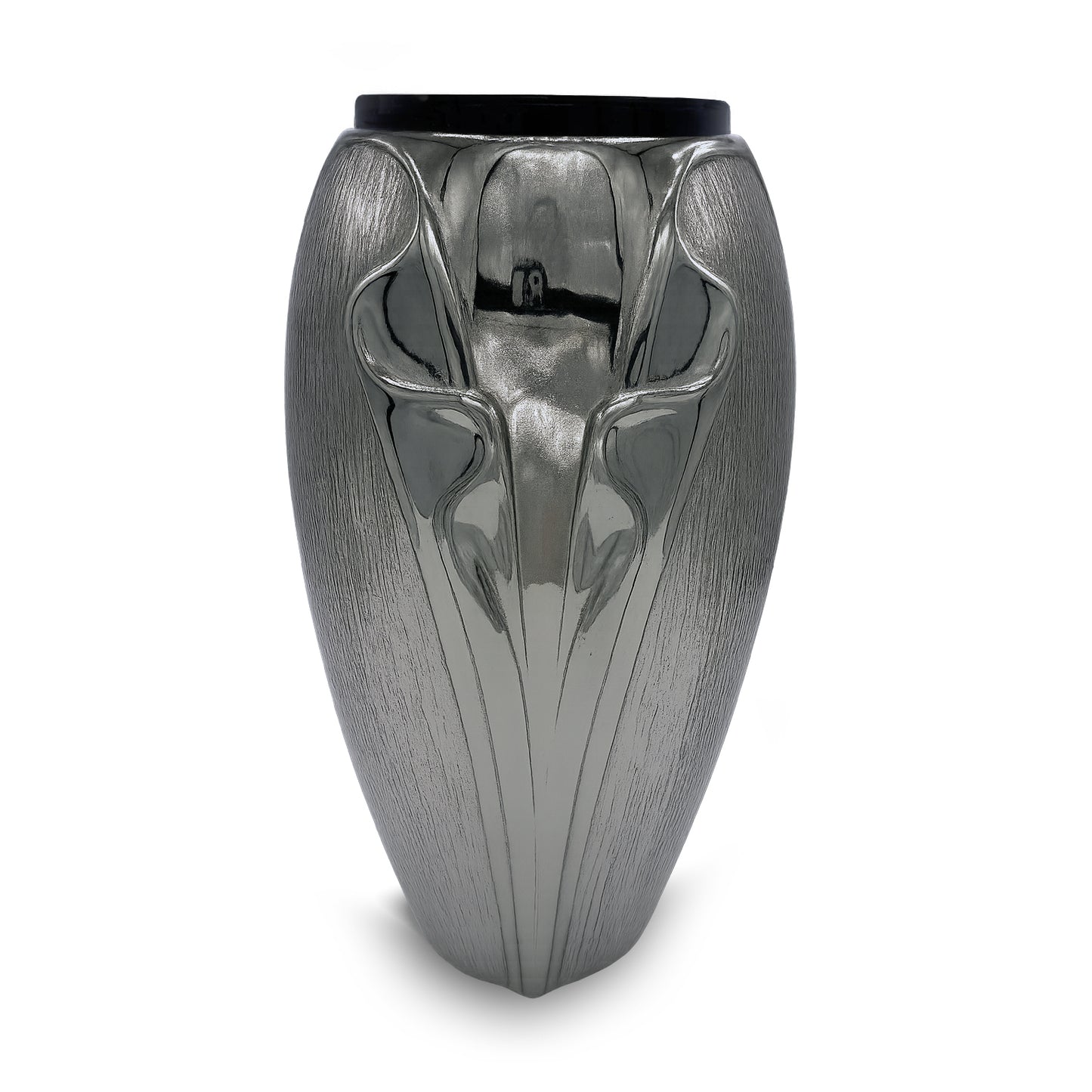 Edelstahl Grabvase Caggiatti  ”EUROPA”INOX" - langlebige Friedhofsvase