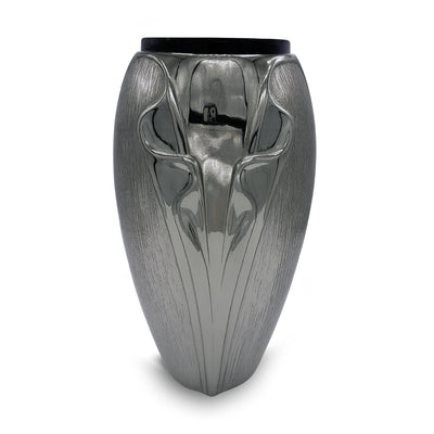 Edelstahl Grabvase Caggiatti  ”EUROPA”INOX" - langlebige Friedhofsvase